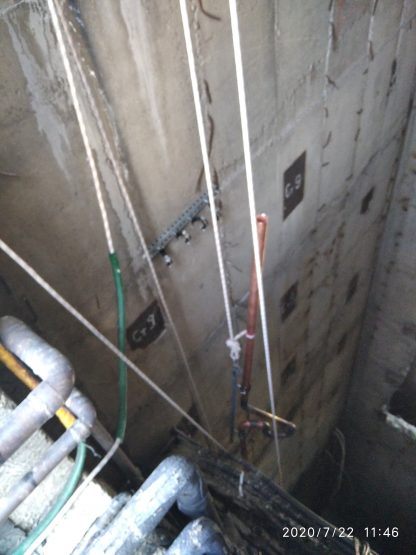 Montaj na chiller sistema ot alpinisti