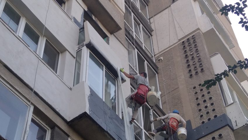 toploizolacia na apartament ot alpinisti s neopor Baumit