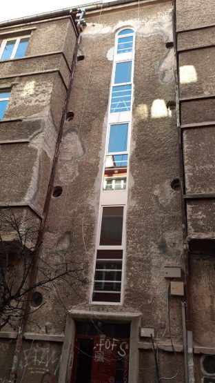 obrushvane na fasada ot alpinisti sofia