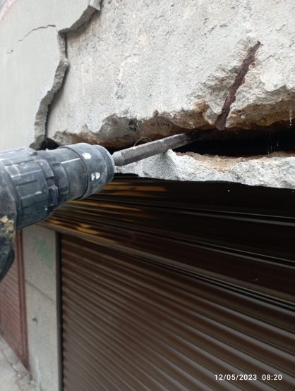 Ремонт на балкон и боядисване на парапет