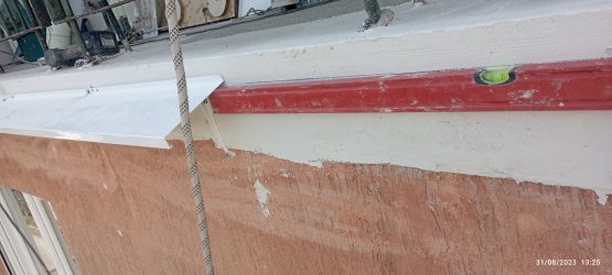 Обрушване и възстановяване на чело на балкон от алпинисти. Ремонт на балкон и монтаж на алуминиев перваз в квартал Надежда